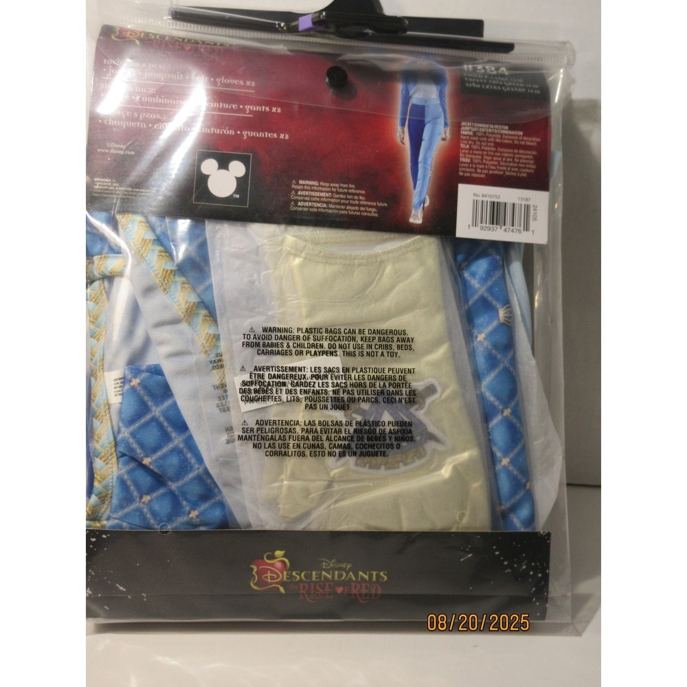 Disney Descendants Rise of Red Chloe Costume Child X-Large Size 14-16 NEW - Picture 2 of 4